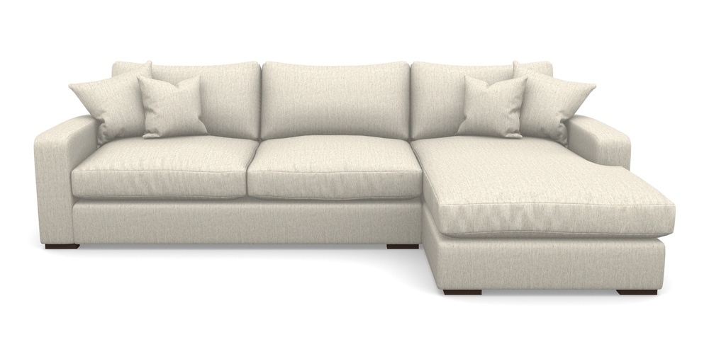 Product photograph of Stockbridge Chaise Lhf In Smart Plain - Natural from Sofas and Stuff Limited