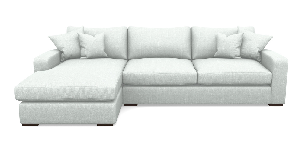 Product photograph of Stockbridge Chaise Lhf In Tough As Houses - Silver from Sofas and Stuff Limited