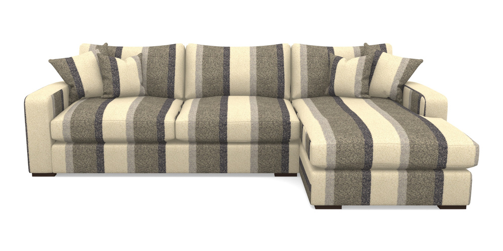 Product photograph of Stockbridge Chaise Rhf In Cloth 22 Weaves - Cedar Breaks - Chalk from Sofas and Stuff Limited