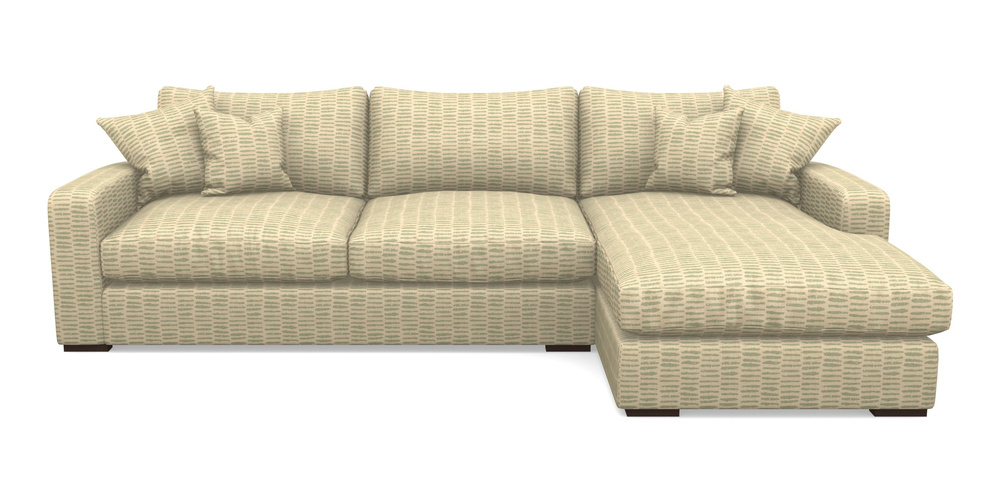 Product photograph of Stockbridge Chaise Rhf In Cloth 18 - Daub - Fennel from Sofas and Stuff Limited