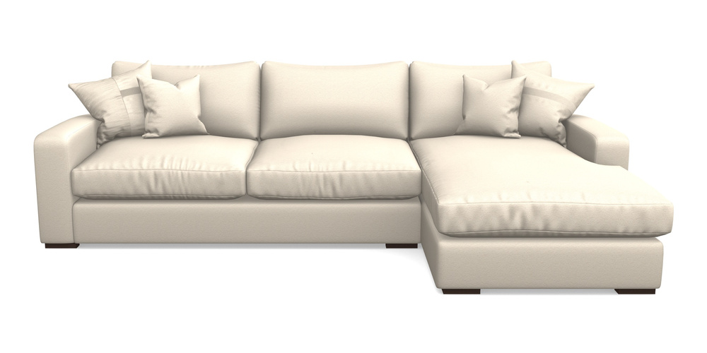 Product photograph of Stockbridge Chaise Rhf In Eco Washable Cotton - Eggshell from Sofas and Stuff Limited