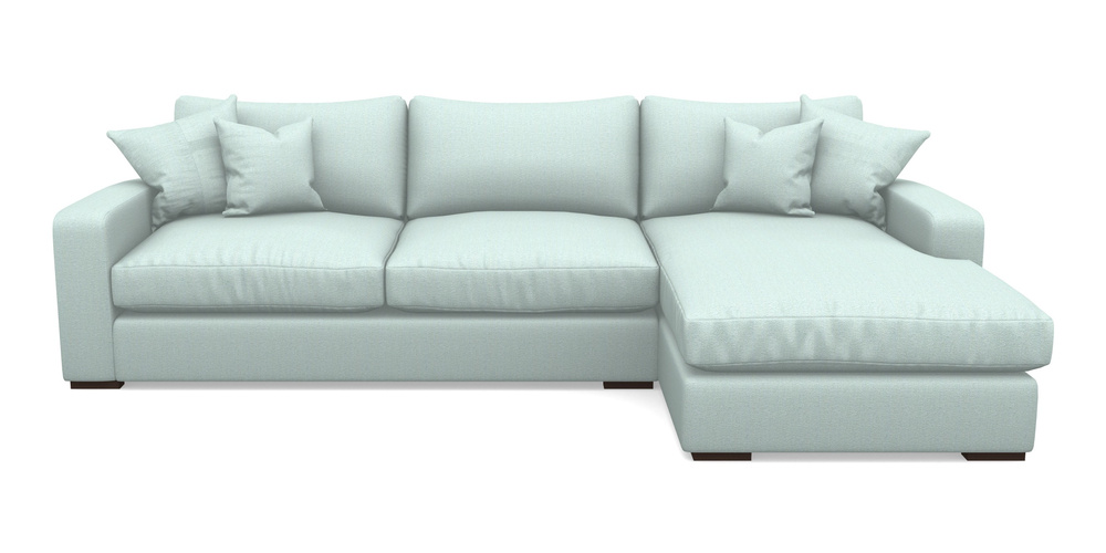 Product photograph of Stockbridge Chaise Rhf In Eco Washable Cotton - Water from Sofas and Stuff Limited