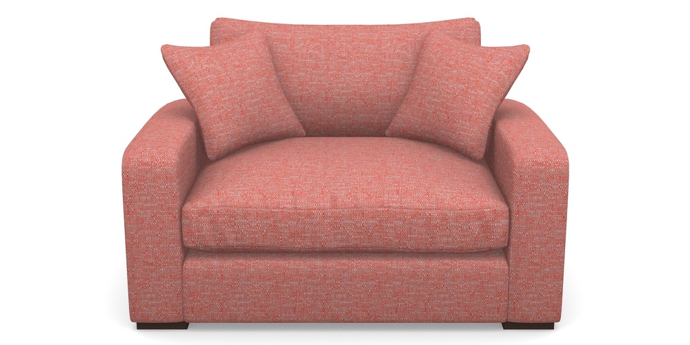 Product photograph of Stockbridge Snuggler In Aqua Clean Hove - Chilli from Sofas and Stuff Limited