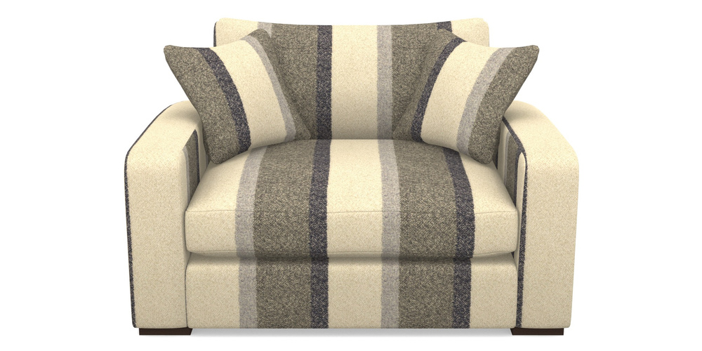 Product photograph of Stockbridge Snuggler In Cloth 22 Weaves - Cedar Breaks - Chalk from Sofas and Stuff Limited