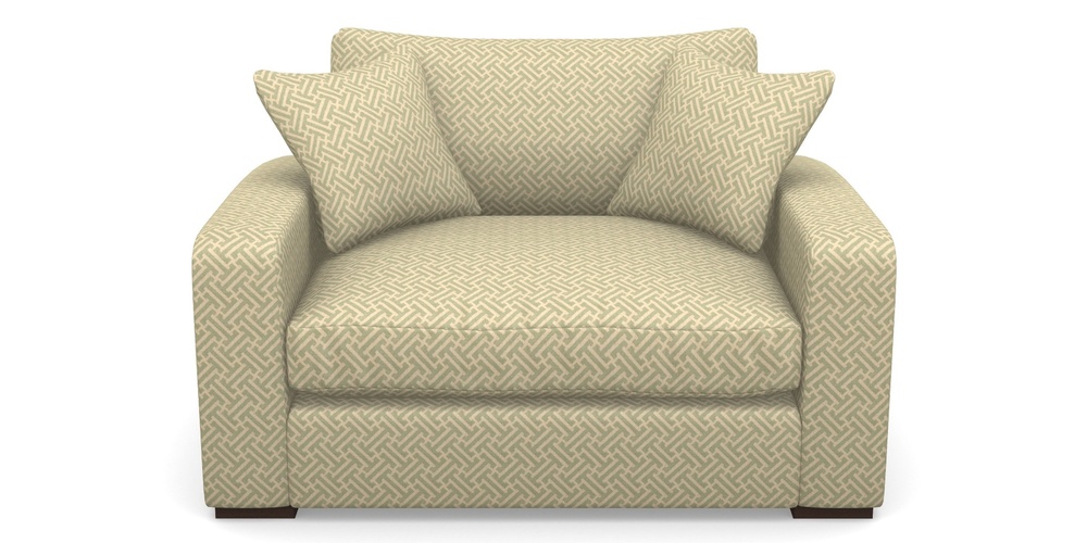 Product photograph of Stockbridge Snuggler In Cloth 18 - Key - Fennel from Sofas and Stuff Limited