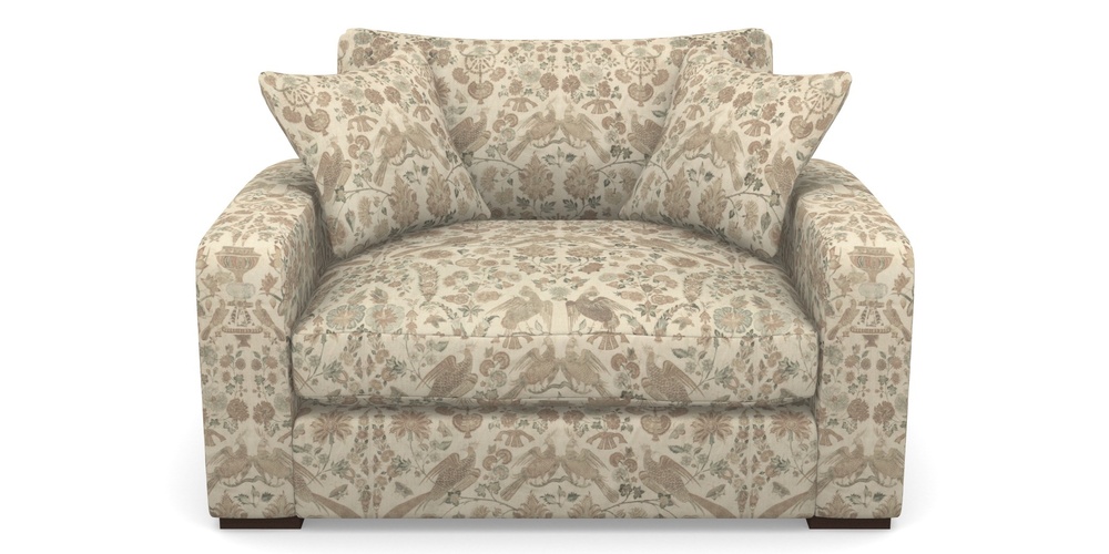 Product photograph of Stockbridge Snuggler In V A Brompton Collection - Coromandel - Assam Tea from Sofas and Stuff Limited