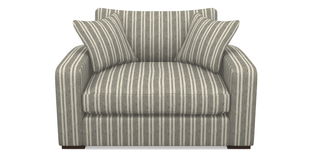 Product photograph of Stockbridge Snuggler In Cloth 22 - Barcode - Seal from Sofas and Stuff Limited