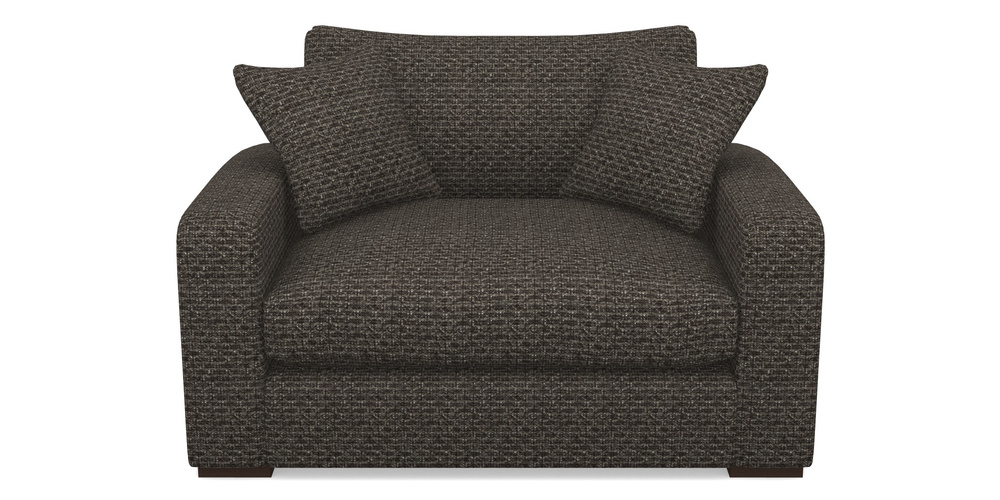 Product photograph of Stockbridge Snuggler In Cloth 20 - Design 3 - Chestnut Weave from Sofas and Stuff Limited