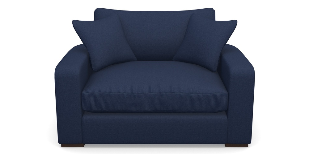 Product photograph of Stockbridge Snuggler In Eco Washable Cotton - Admiral from Sofas and Stuff Limited