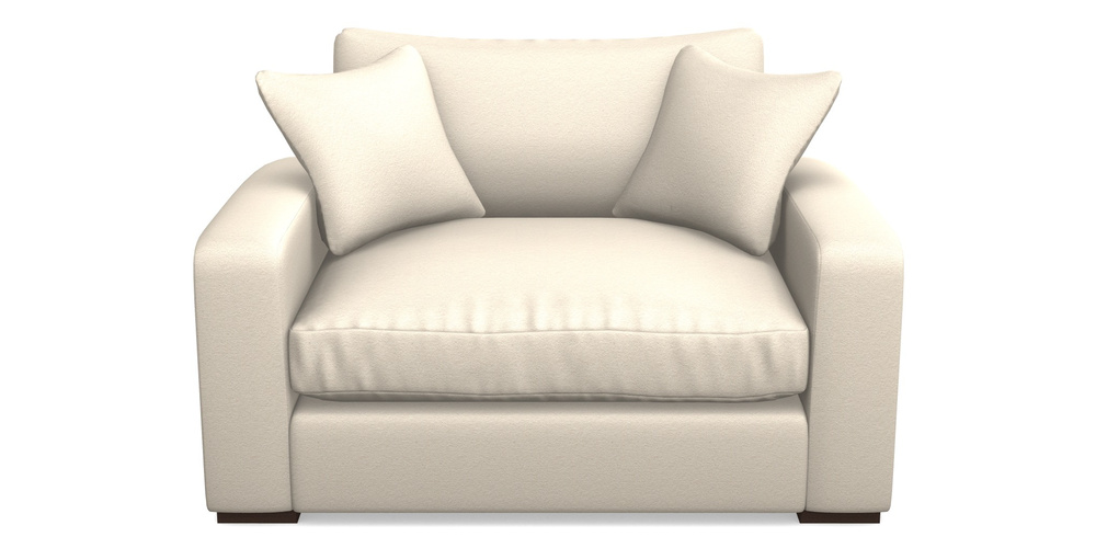 Product photograph of Stockbridge Snuggler In Eco Washable Cotton - Eggshell from Sofas and Stuff Limited