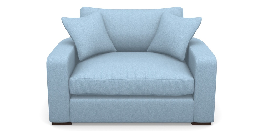 Product photograph of Stockbridge Snuggler In Eco Washable Cotton - Sky from Sofas and Stuff Limited