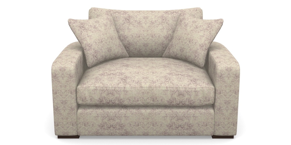 Product photograph of Stockbridge Snuggler In Grace Linen - Grape from Sofas and Stuff Limited