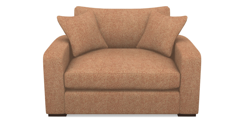 Product photograph of Stockbridge Snuggler In Cloth 22 Weaves - Grand Teton - Amber from Sofas and Stuff Limited