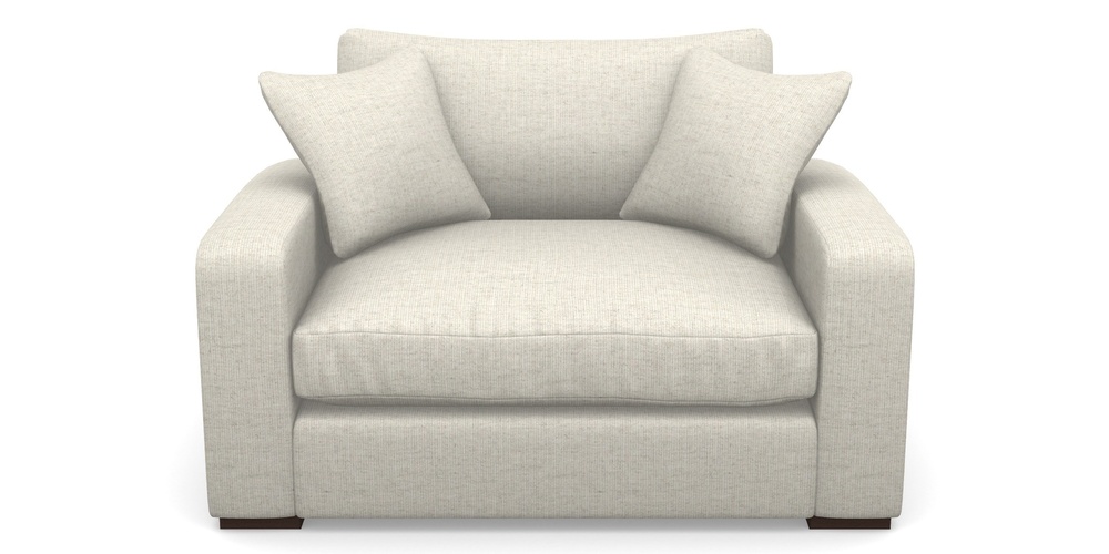 Product photograph of Stockbridge Snuggler In House Natural - Ivory from Sofas and Stuff Limited