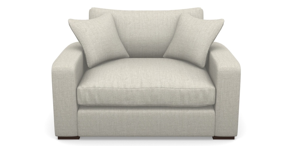 Product photograph of Stockbridge Snuggler In House Plain - Clay from Sofas and Stuff Limited