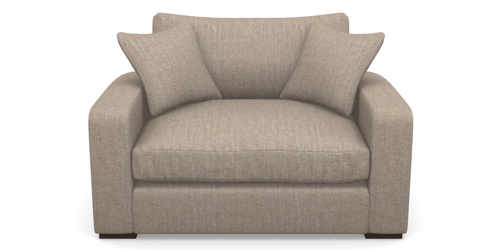 Product photograph of Stockbridge Snuggler In House Plain - Nutmeg from Sofas and Stuff Limited