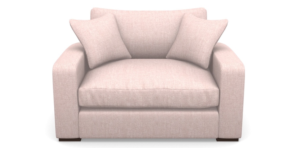 Product photograph of Stockbridge Snuggler In House Plain - Rose from Sofas and Stuff Limited