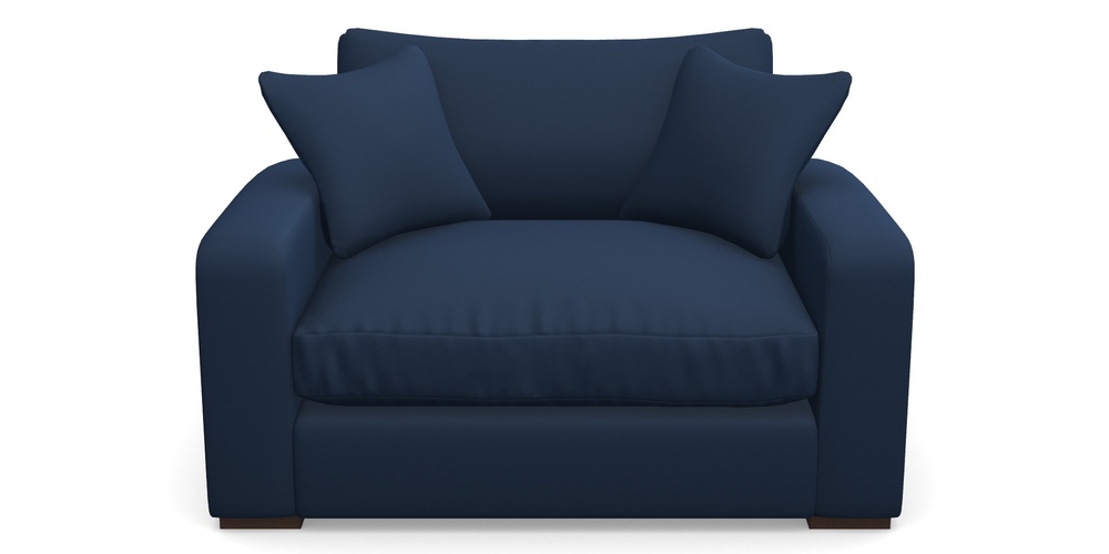 Product photograph of Stockbridge Snuggler In House Velvet - Indigo from Sofas and Stuff Limited