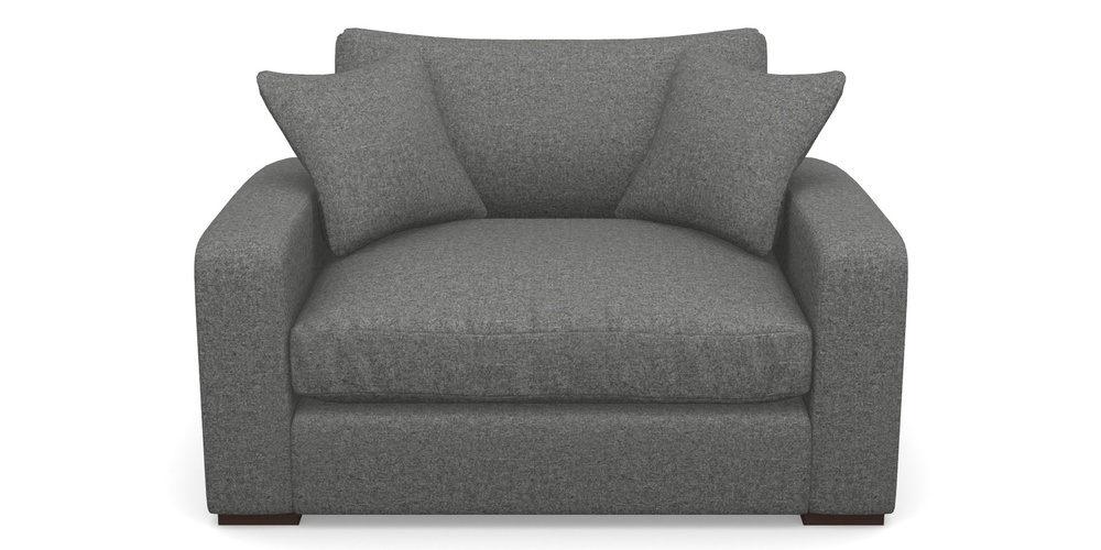 Product photograph of Stockbridge Snuggler In House Wool - Nickel from Sofas and Stuff Limited