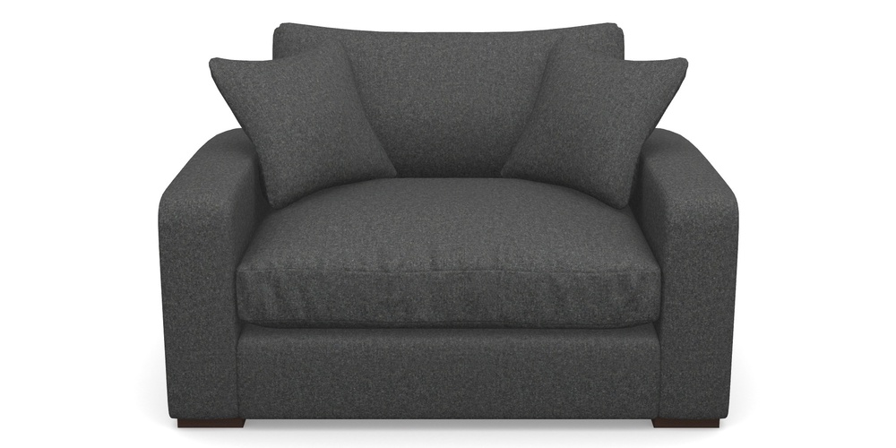 Product photograph of Stockbridge Snuggler In House Wool - Slate from Sofas and Stuff Limited