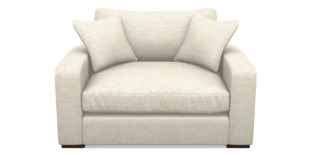 Product photograph of Stockbridge Snuggler In Sanday Linen - Natural from Sofas and Stuff Limited