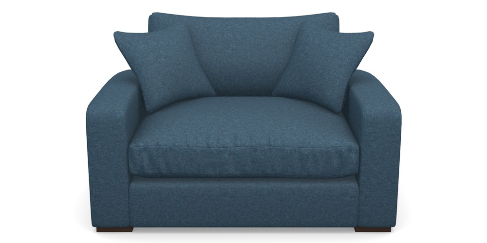 Product photograph of Stockbridge Snuggler In Soft Wool - Denim from Sofas and Stuff Limited