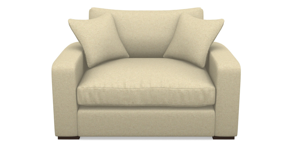 Product photograph of Stockbridge Snuggler In Soft Wool - Wisp from Sofas and Stuff Limited