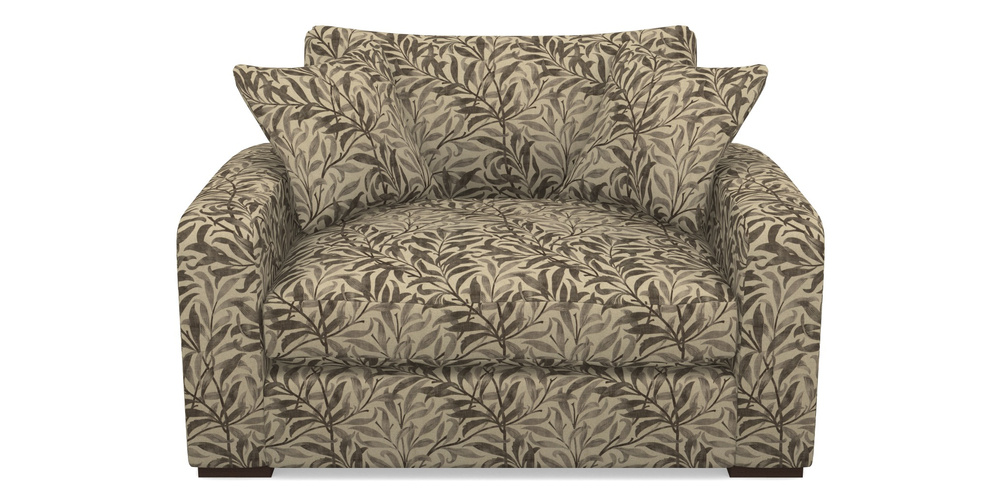 Product photograph of Stockbridge Snuggler In V A Drawn From Nature - Willow Bough Large - Brown from Sofas and Stuff Limited
