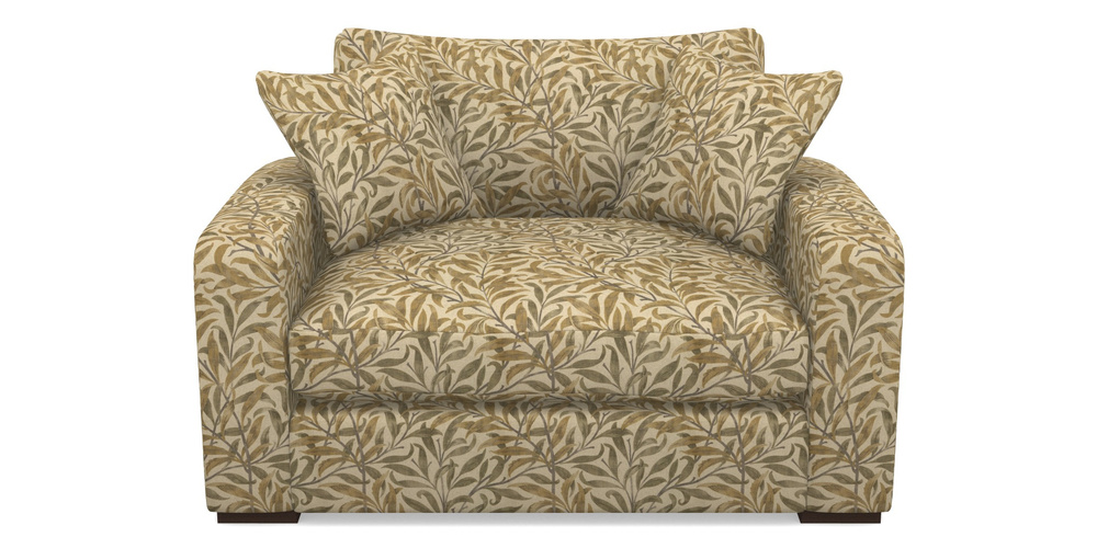 Product photograph of Stockbridge Snuggler In V A Drawn From Nature - Willow Bough Large - Gold from Sofas and Stuff Limited