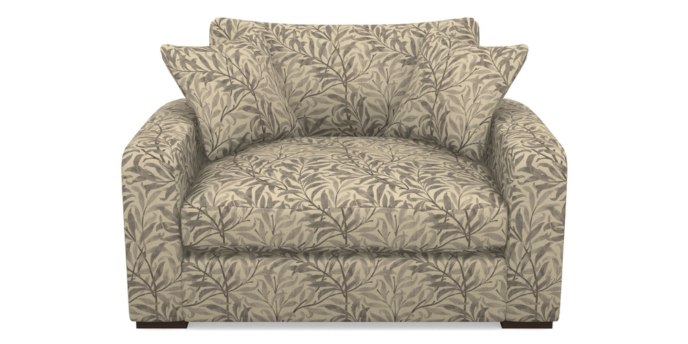 Product photograph of Stockbridge Snuggler In V A Drawn From Nature - Willow Bough Large - Grey from Sofas and Stuff Limited