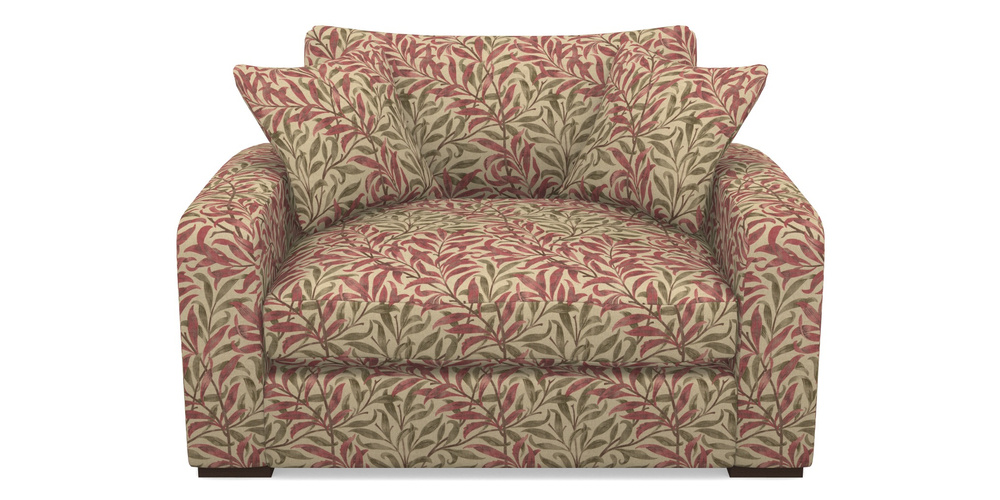 Product photograph of Stockbridge Snuggler In V A Drawn From Nature - Willow Bough Large - Red from Sofas and Stuff Limited