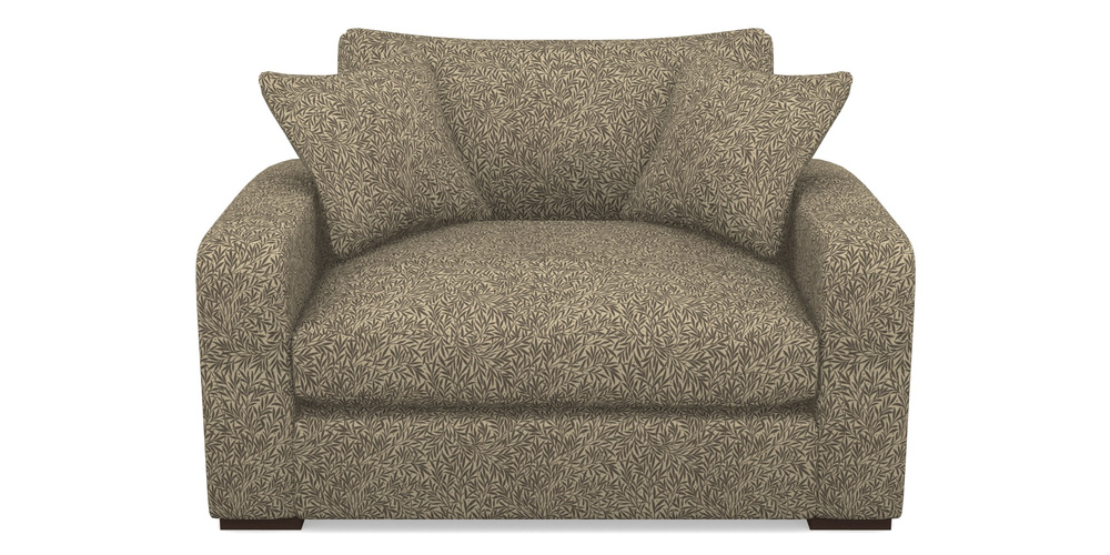 Product photograph of Stockbridge Snuggler In V A Drawn From Nature Collection - Willow - Brown from Sofas and Stuff Limited