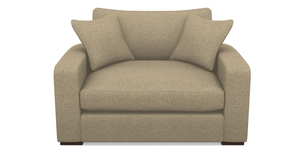 Product photograph of Stockbridge Snuggler In V A Drawn From Nature Collection - Willow - Natural from Sofas and Stuff Limited