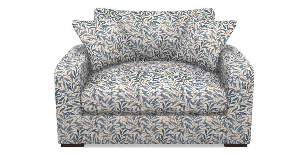 Product photograph of Stockbridge Snuggler In William Morris Collection - Willow Boughs - Woad from Sofas and Stuff Limited