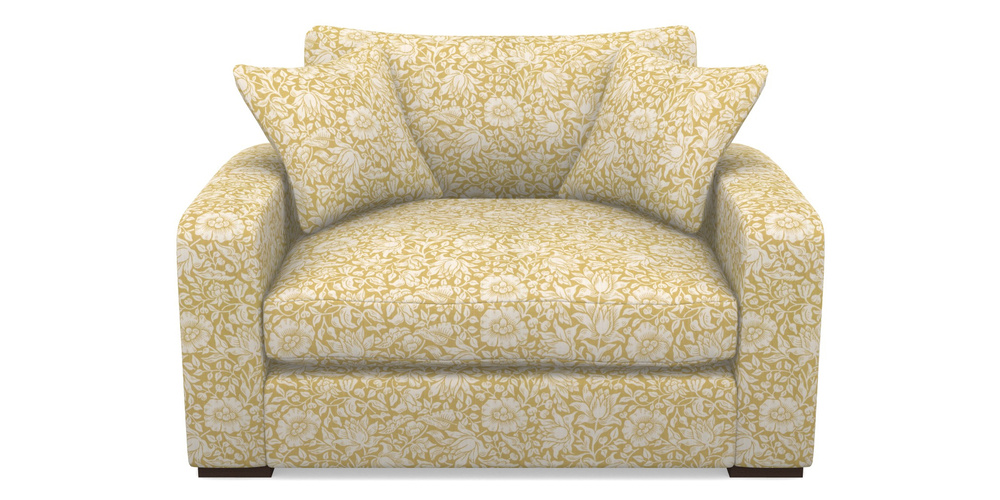 Product photograph of Stockbridge Snuggler In William Morris Collection - Mallow - Weld from Sofas and Stuff Limited