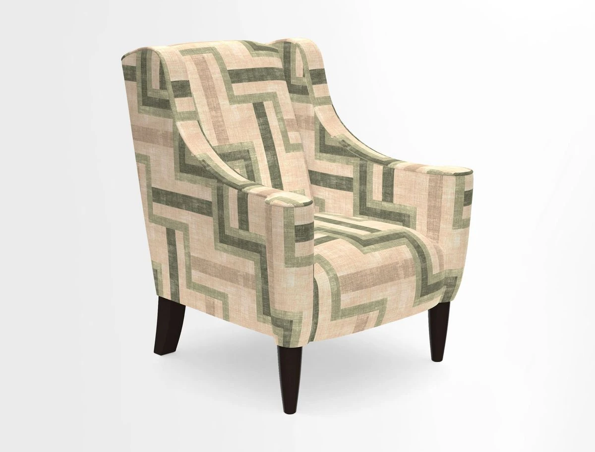 Sennen Chair in Harris Tweed Huntsman Check Mountain Bracken