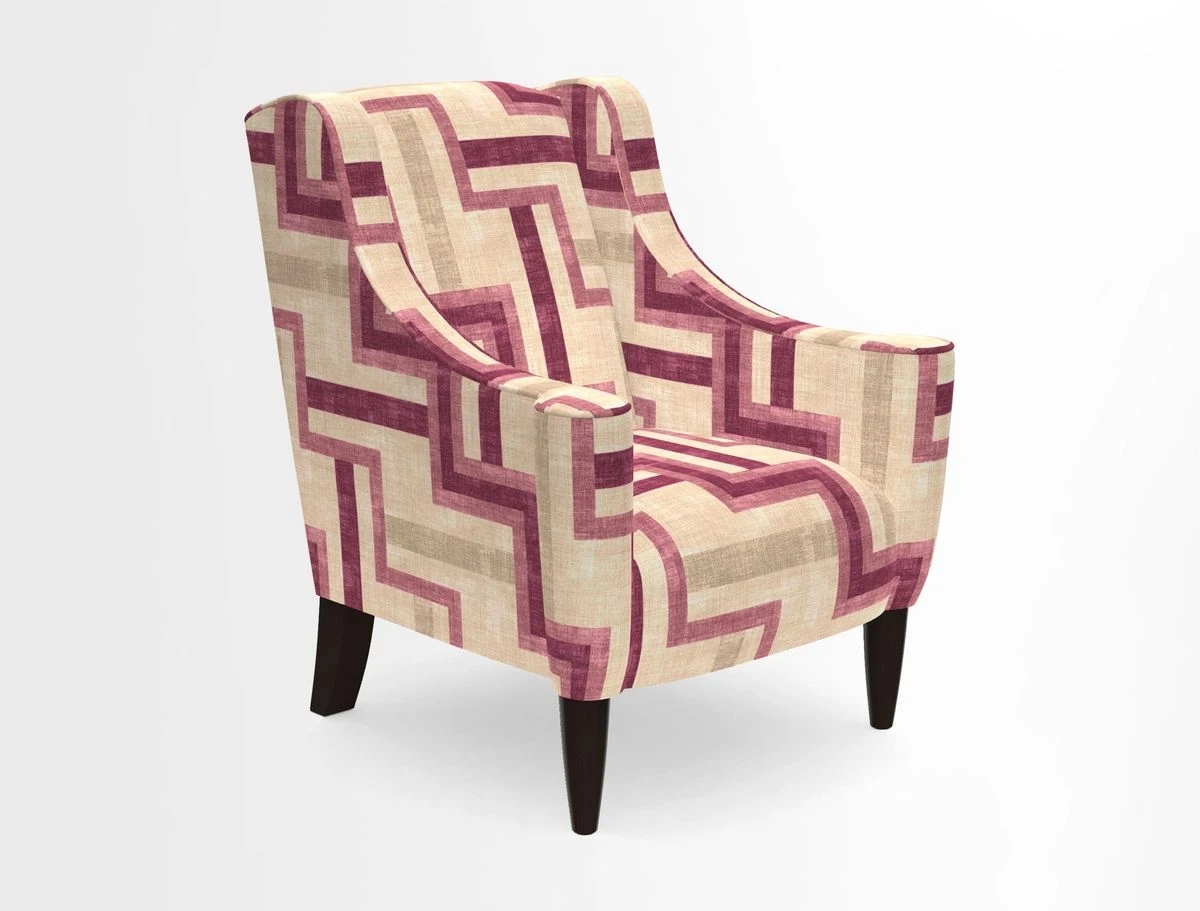 Sennen Chair in Harris Tweed Huntsman Check Mountain Bracken