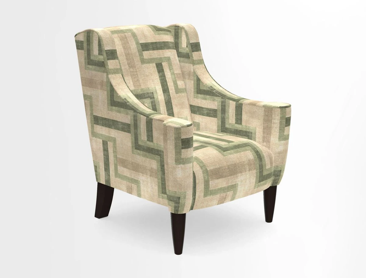 Sennen Chair in Harris Tweed Huntsman Check Mountain Bracken