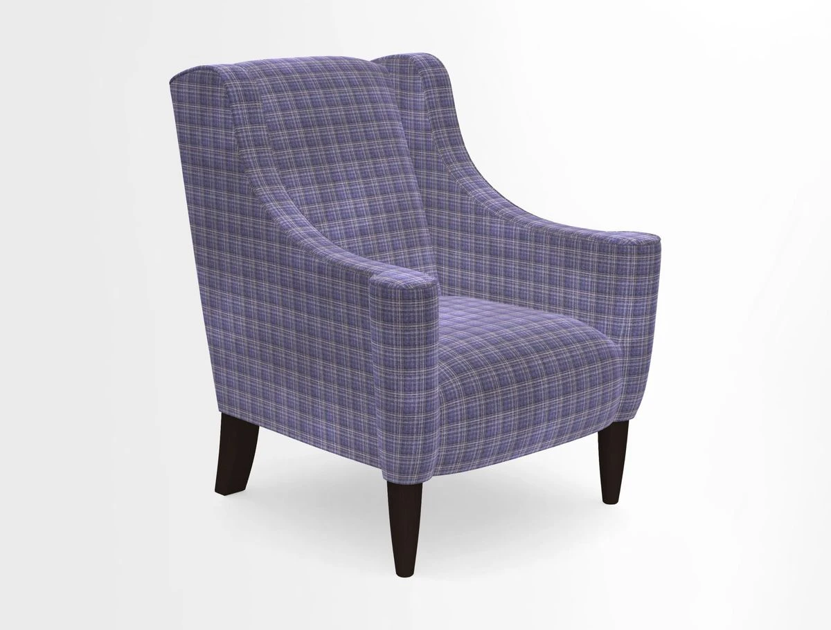 Sennen Chair in Harris Tweed Huntsman Check Mountain Bracken