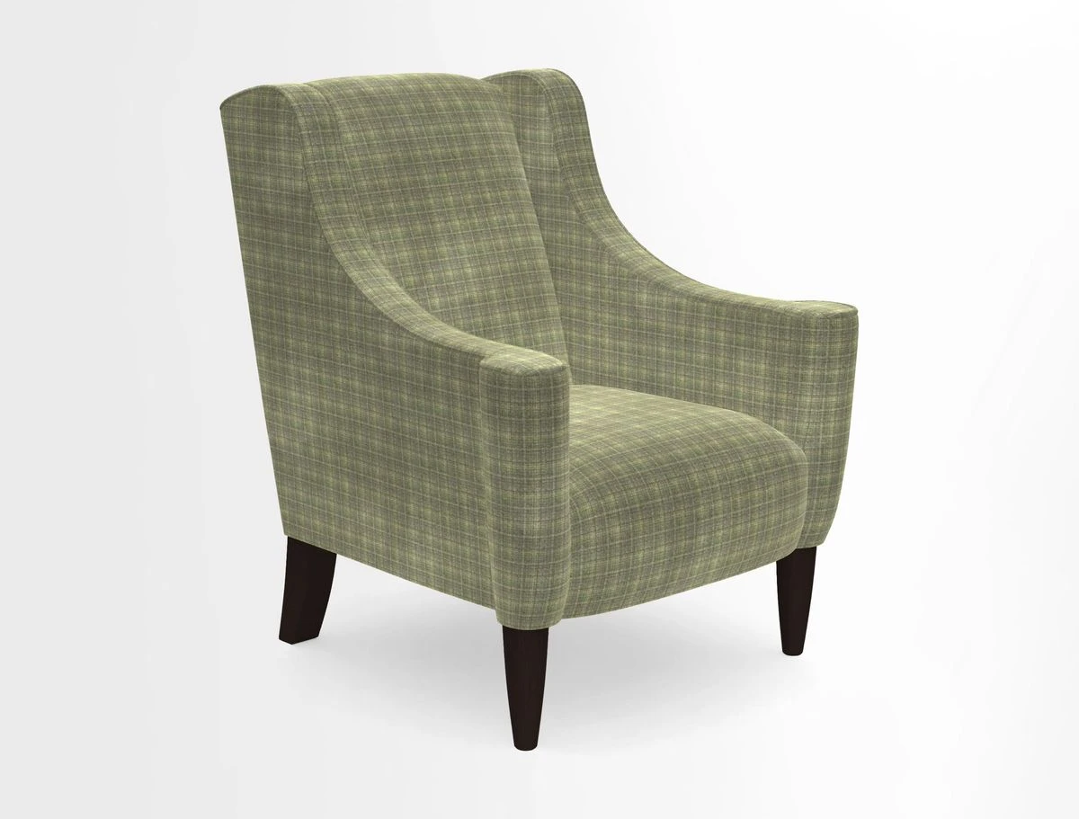 Sennen Chair in Harris Tweed Huntsman Check Mountain Bracken