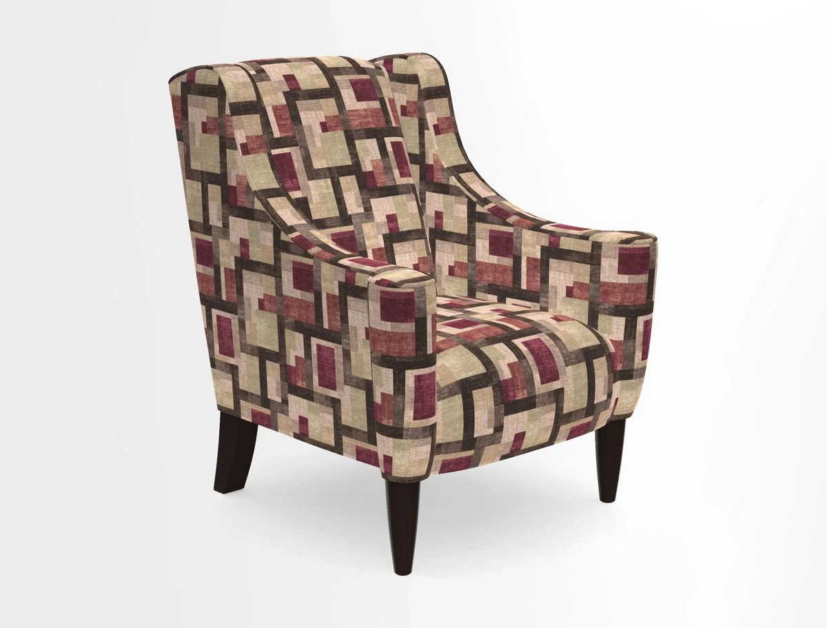 Sennen Chair in Harris Tweed Huntsman Check Mountain Bracken