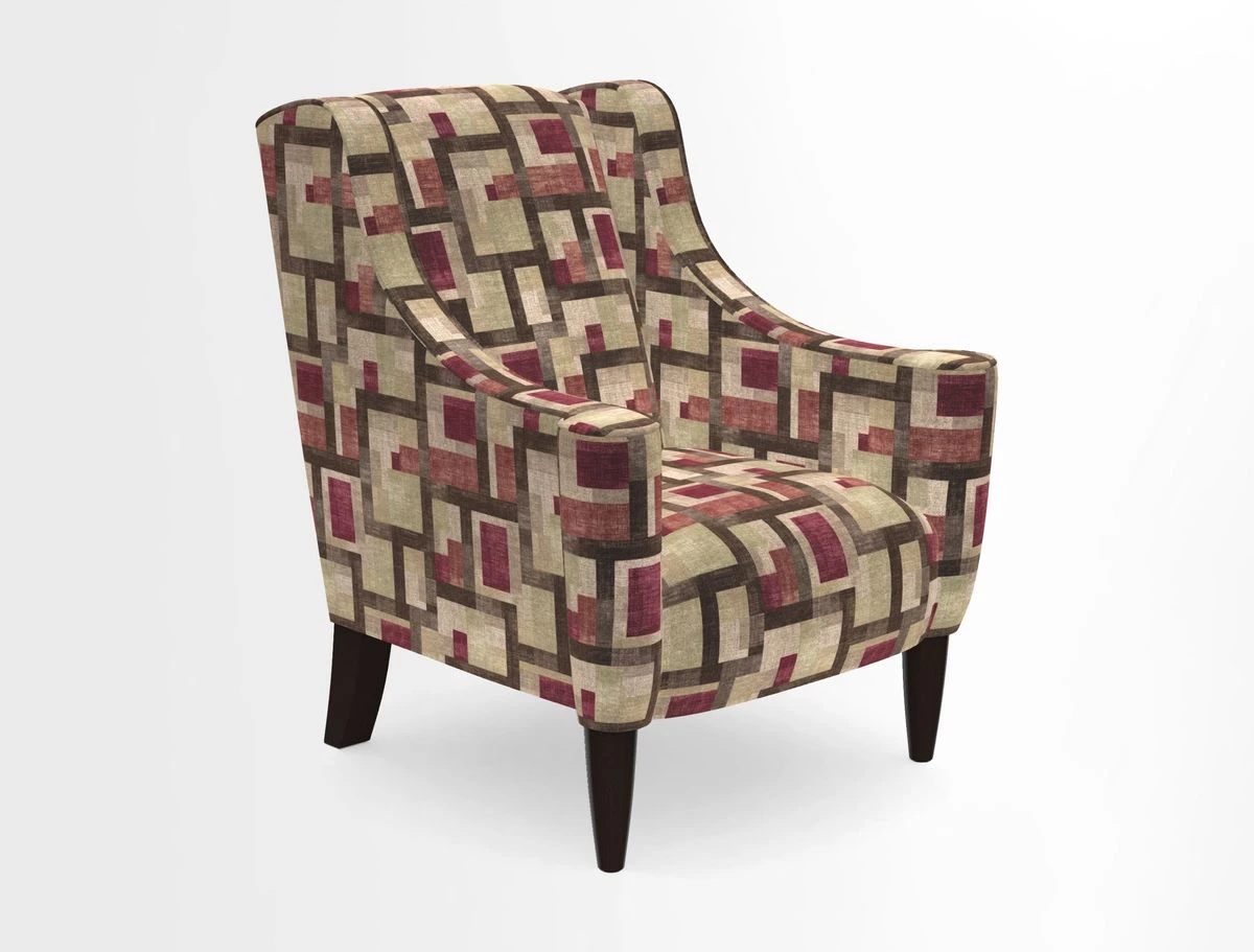 Sennen Chair in Harris Tweed Huntsman Check Mountain Bracken