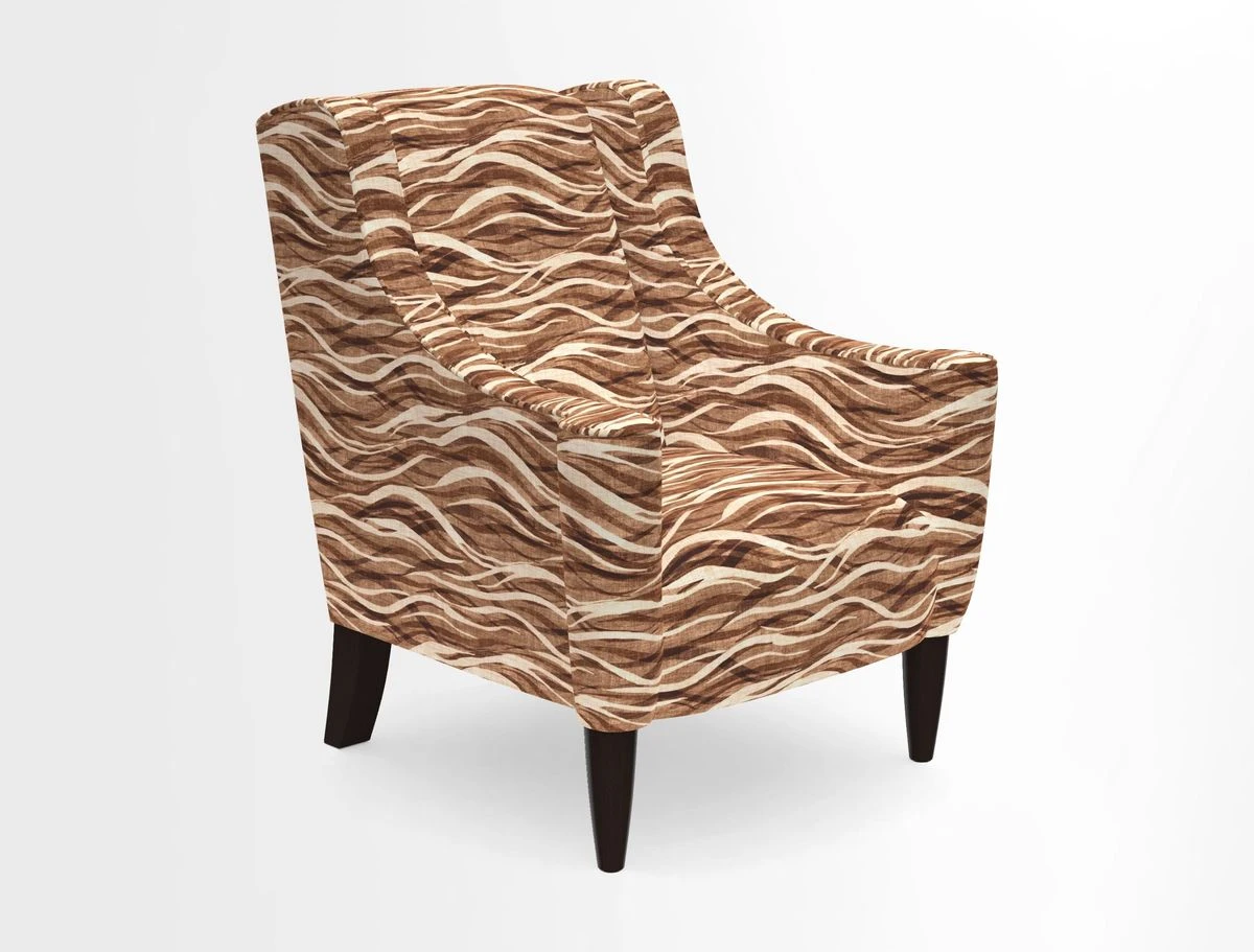 Sennen Chair in Harris Tweed Huntsman Check Mountain Bracken
