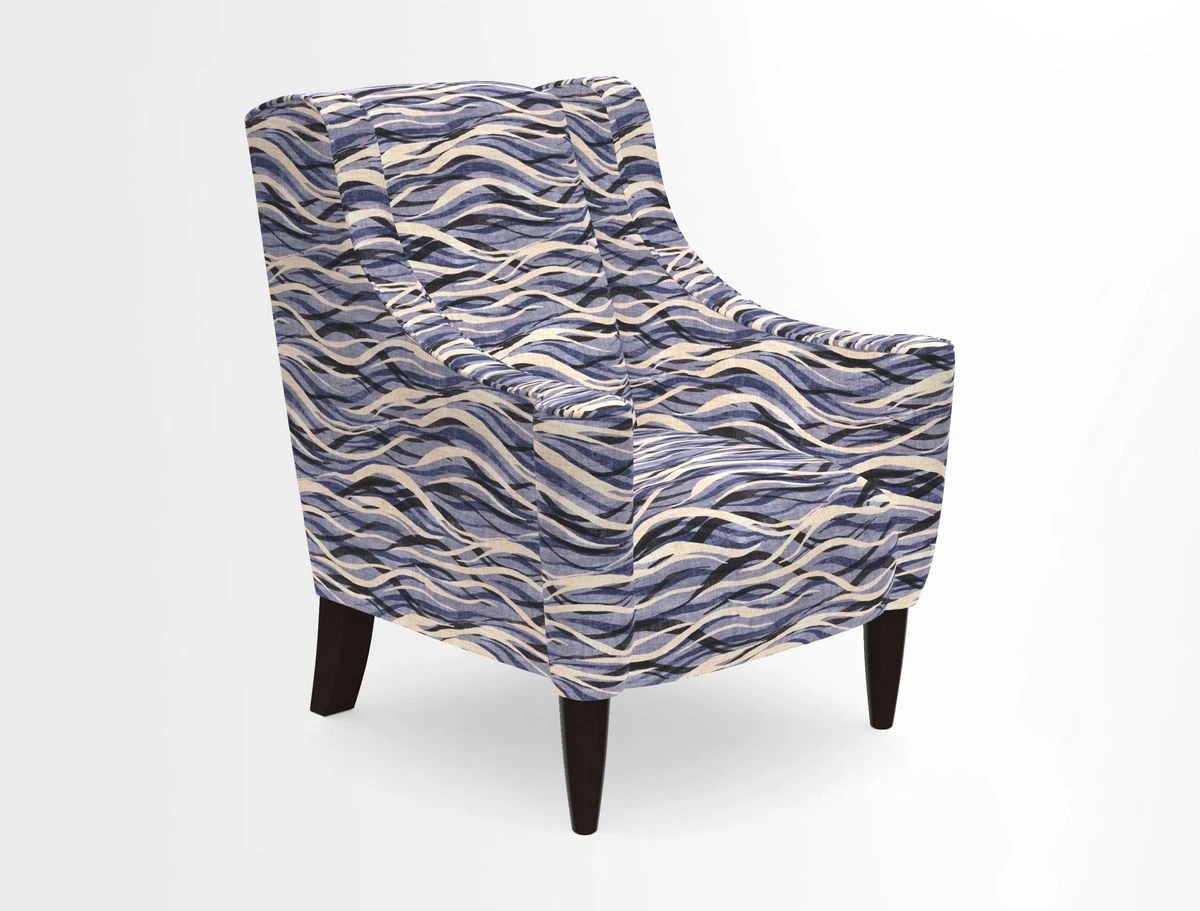 Sennen Chair in Harris Tweed Huntsman Check Mountain Bracken