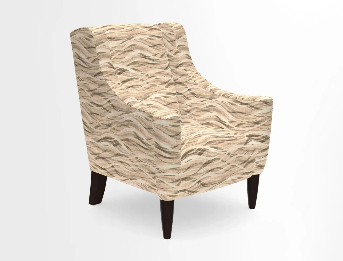 Sennen Chair in Harris Tweed Huntsman Check Mountain Bracken