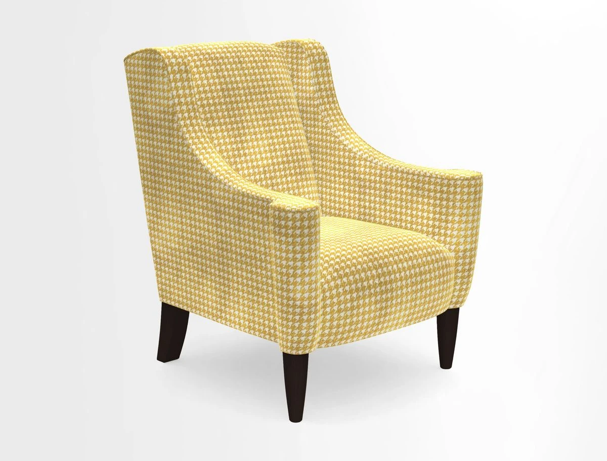 Sennen Chair in Harris Tweed Huntsman Check Mountain Bracken