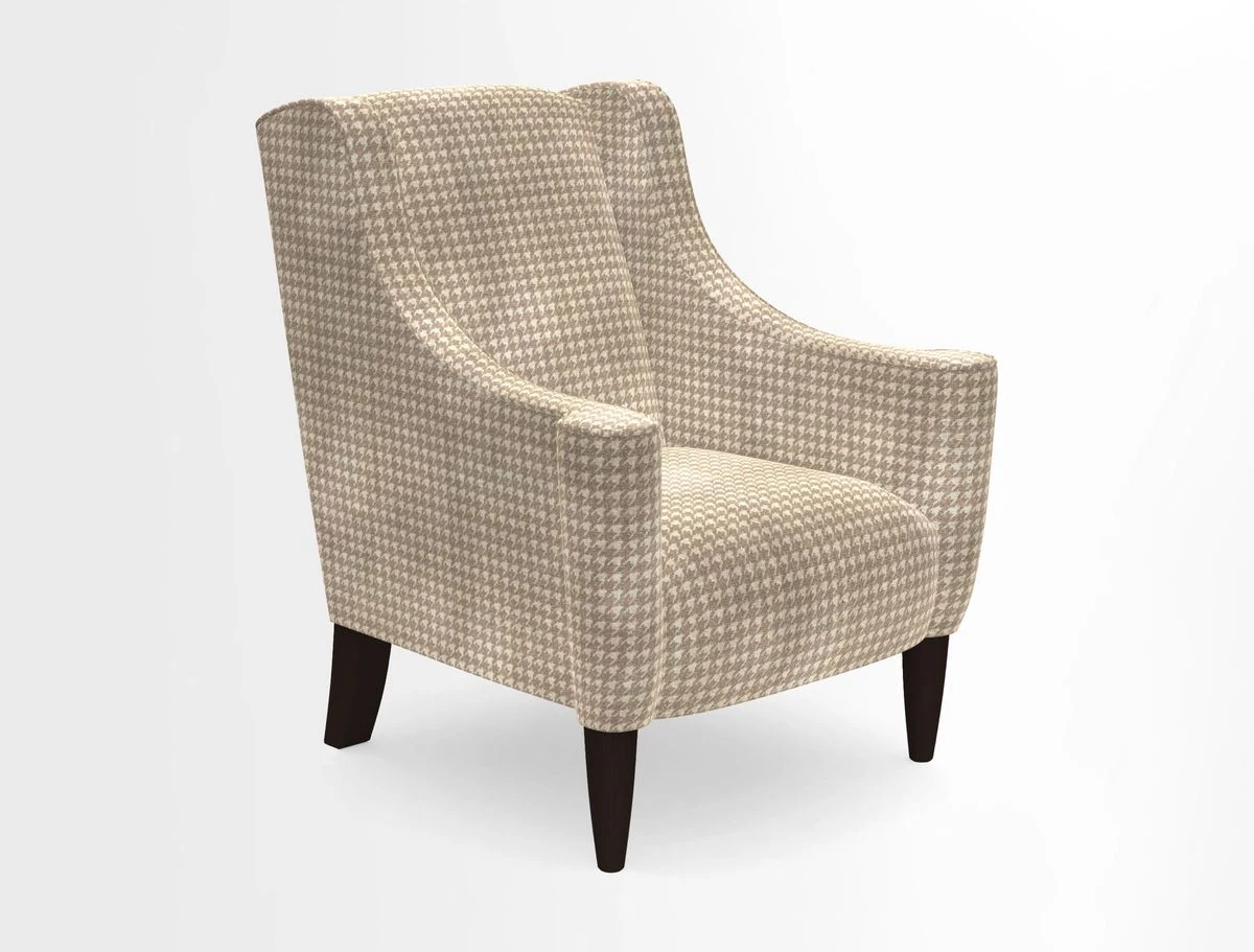 Sennen Chair in Harris Tweed Huntsman Check Mountain Bracken