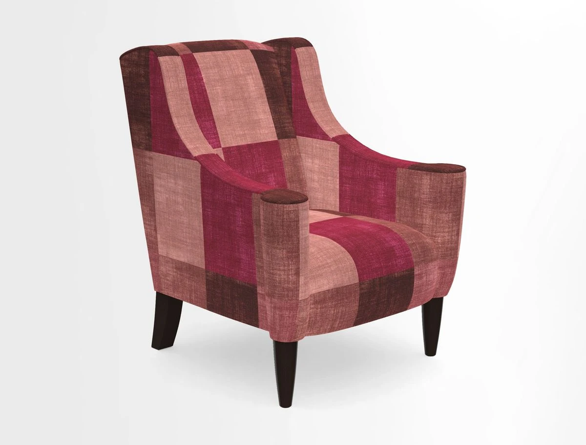 Sennen Chair in Harris Tweed Huntsman Check Mountain Bracken