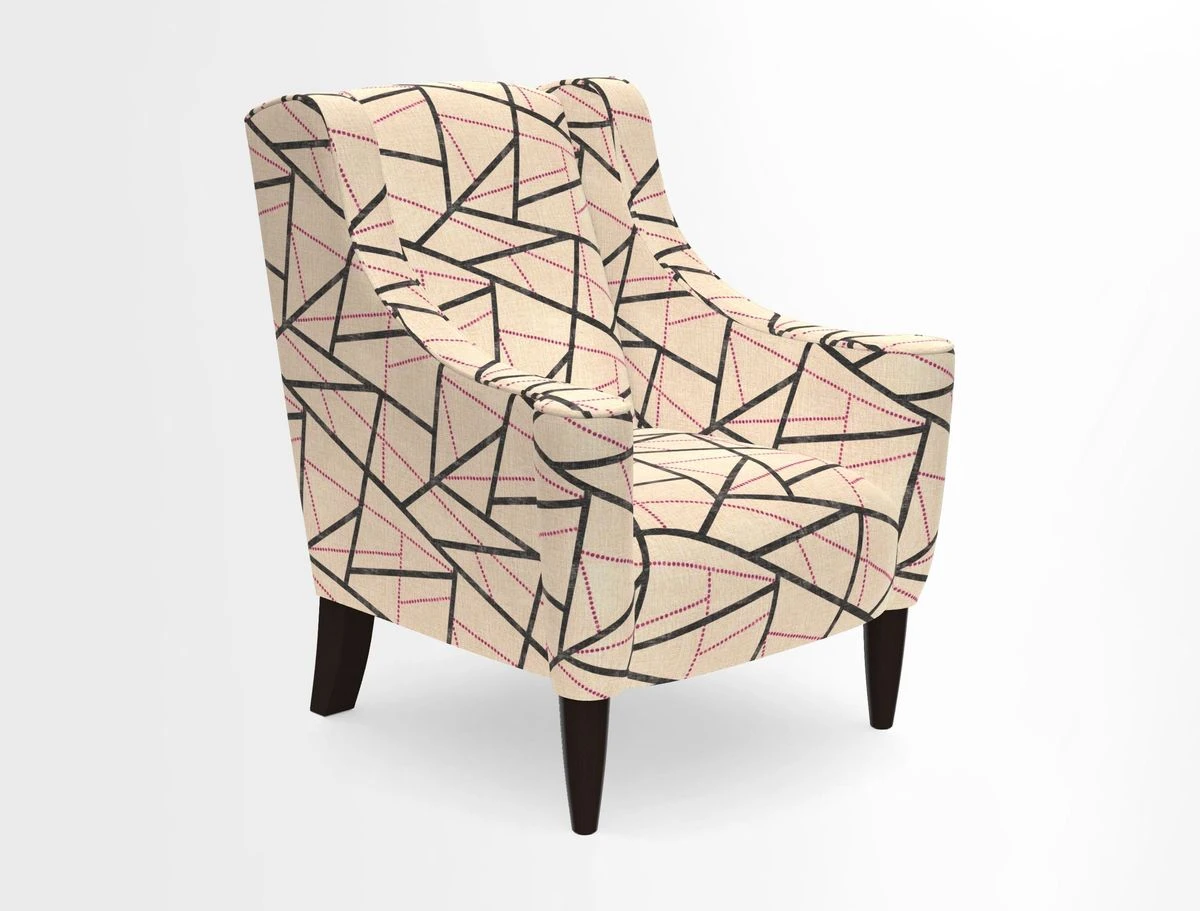Sennen Chair in Harris Tweed Huntsman Check Mountain Bracken