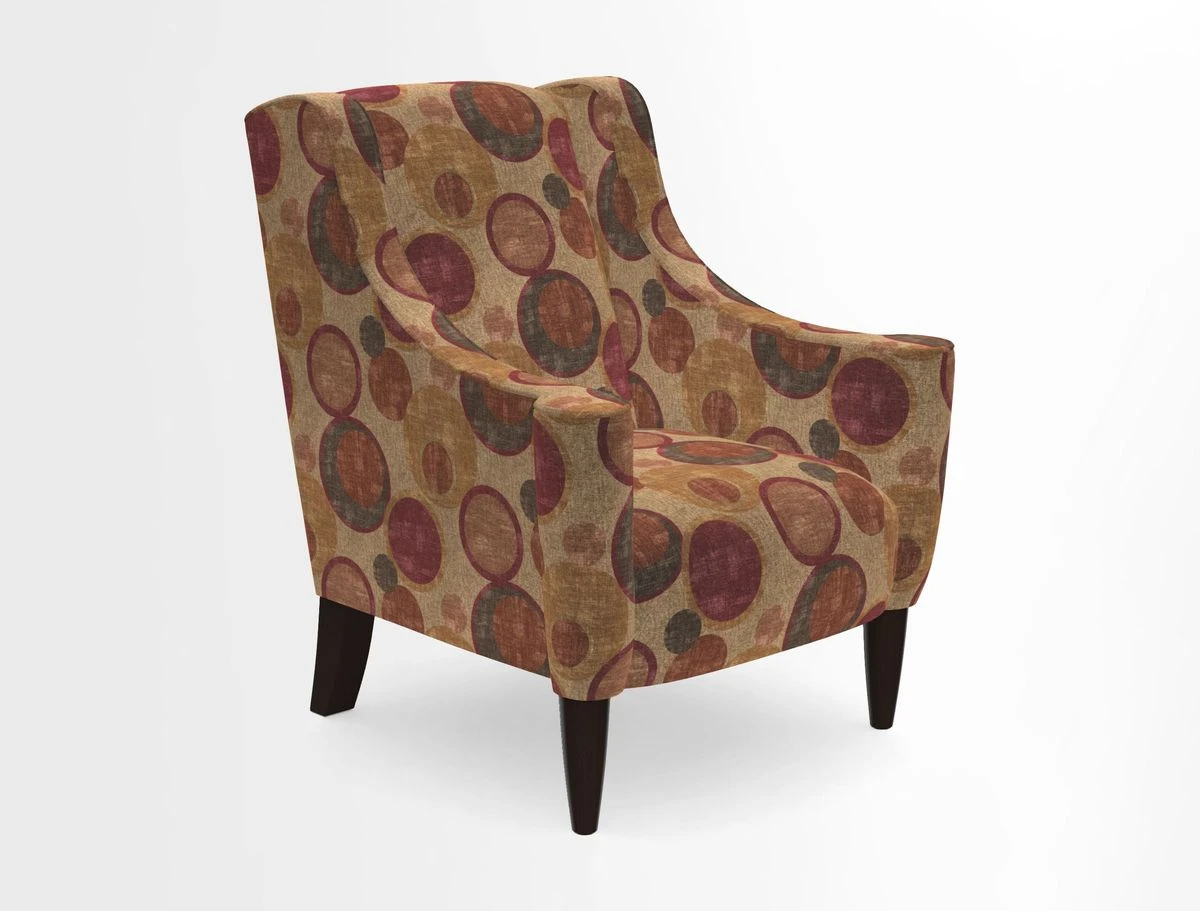 Sennen Chair in Harris Tweed Huntsman Check Mountain Bracken